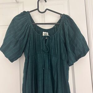 Teal dress- Called to Surf XS